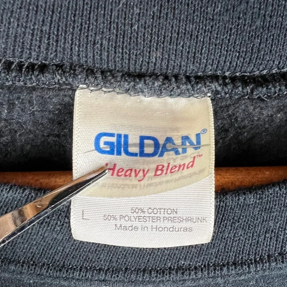 Vintage Nirvana Sweatshirt Adult Large Graphic Print Front‎ Gildan Crew Neck